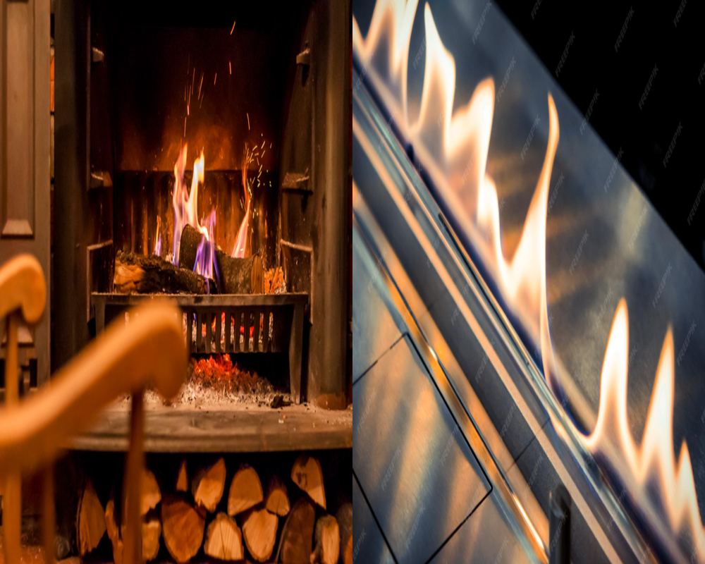 gas vs wood burning fireplaces comparison